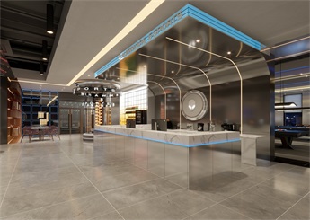 臨安電競潮玩館設計裝修案例效果圖